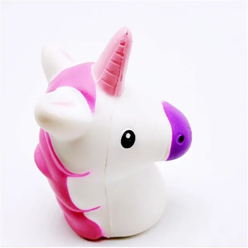 UVR اسفنجي يونيكورن Squishies بطيء ارتفاع لينة ضغط محشوة اسفنجي لعب الهاتف ديكور سحر الهاتف المحمول الأشرطة