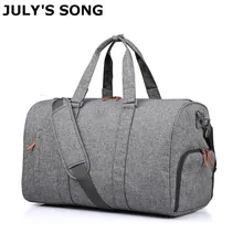 Дорожная сумка JULY'S SONG, большая вместительность, Мужская Ручная багажная сумка для путешествий, сумки для путешествий, сумки для выходных, женские многофункциональные дорожные сумки