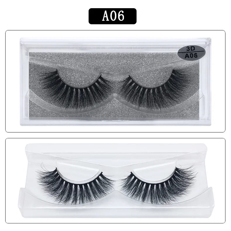 

High quality lashes mink 3d real mink fur hair soft long thick false eyelashes extensions reusable 300pairs/lot DHL Free