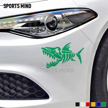 

Customizable Sports Mind starving fish Automobiles Car Sticker Decal For bmw Honda vw volkswagen nissan opel peugeot accessories