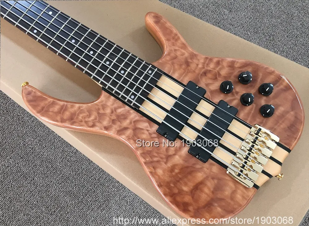 

High quality new brand electric bass,Chinese 6 strings bass guitar,Free shipping