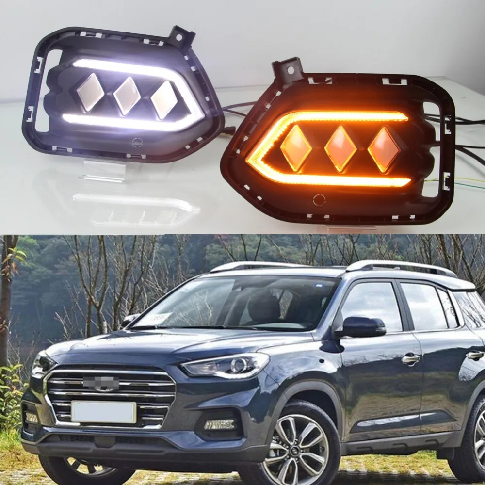 2x белый/желтый/голубого ледяного цвета 12V светодиодный дневные ходовые огни