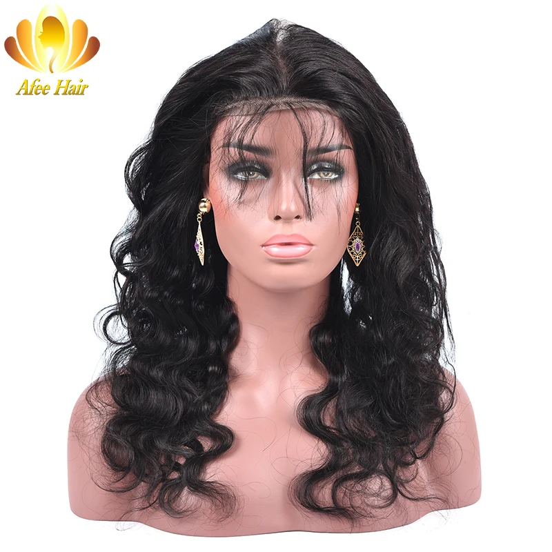 

Ali Afee Hair Pre Plucked 360 Lace Frontal Closure With Baby Hair Brazilian Body Wave Natural Hairline Non remy Human Hair