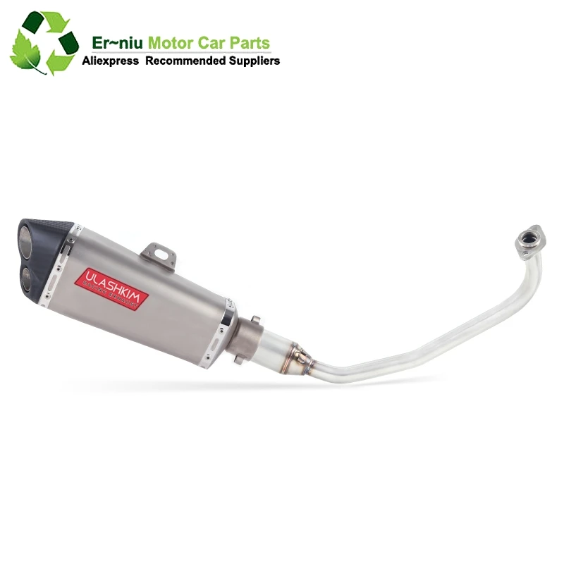 

PCX 125 150 Motorcycle Scooter Exhaust Muffler Full System Middle Pipe Slip-On Escape Fit For HONDA PCX125 PCX150