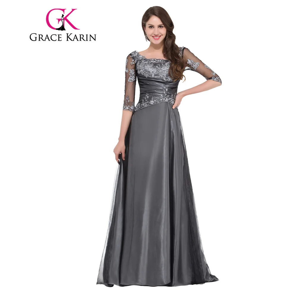 Grace Karin Evening Dress Long 2017 Women Half