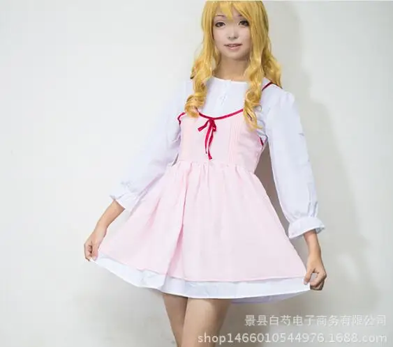 

Anime Your Lie in April Cosplay Shigatsu wa Kimi no Uso Kaori Miyazono First episode Adult Pink Dress Girls Cosplay Costume