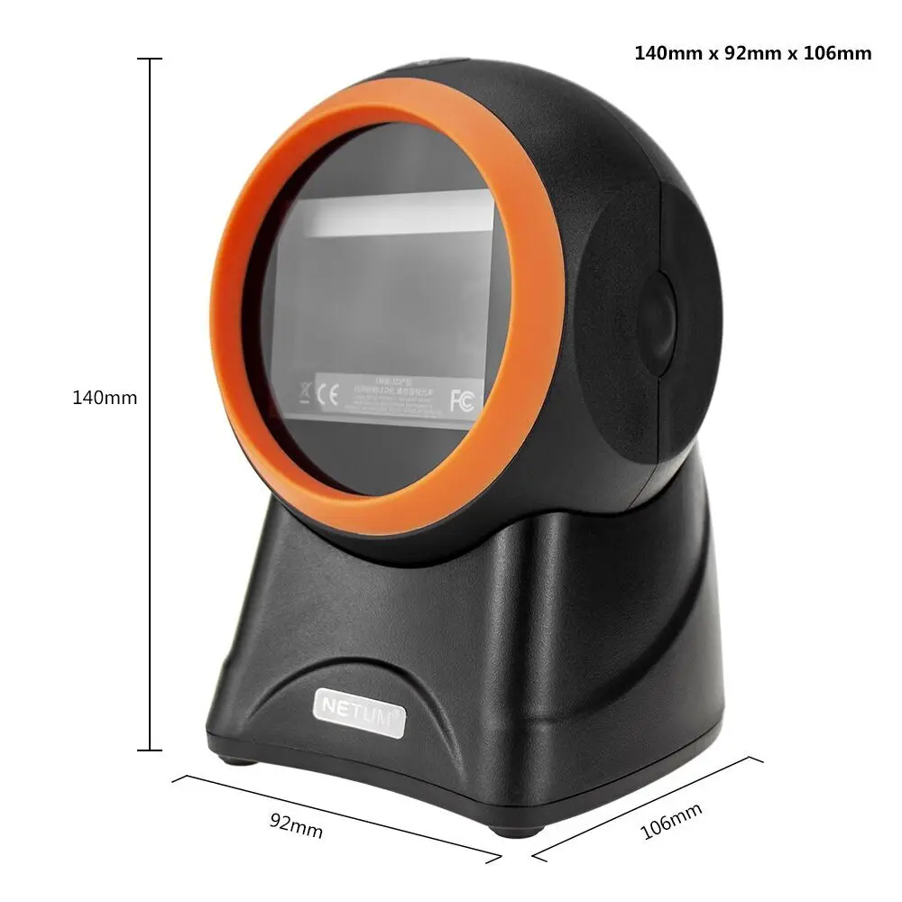 ISSYZONEPOS 1D 2D سطح المكتب حر اليدين USB ماسح الباركود المحمول الدفع شاشة الكمبيوتر احادي قارئ المسح بيانات مصفوفة