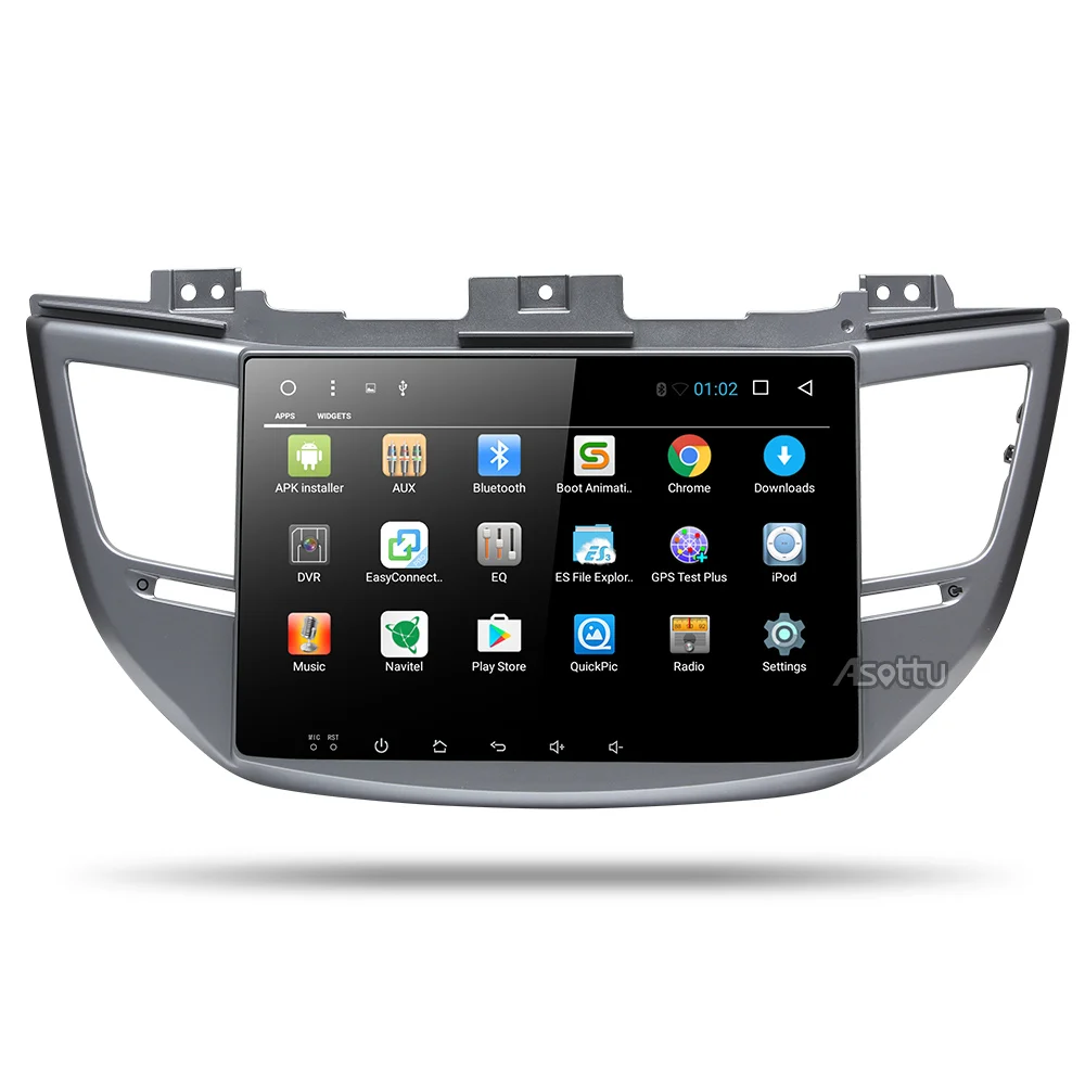 Asottu cxts1060 Android 8.1 игрок автомобиля DVD GPS для Tucson IX35 dvd-gps-навигация Райдо Видео Аудио плеер автомобиля 2 DIN стерео - Цвет: without canbus