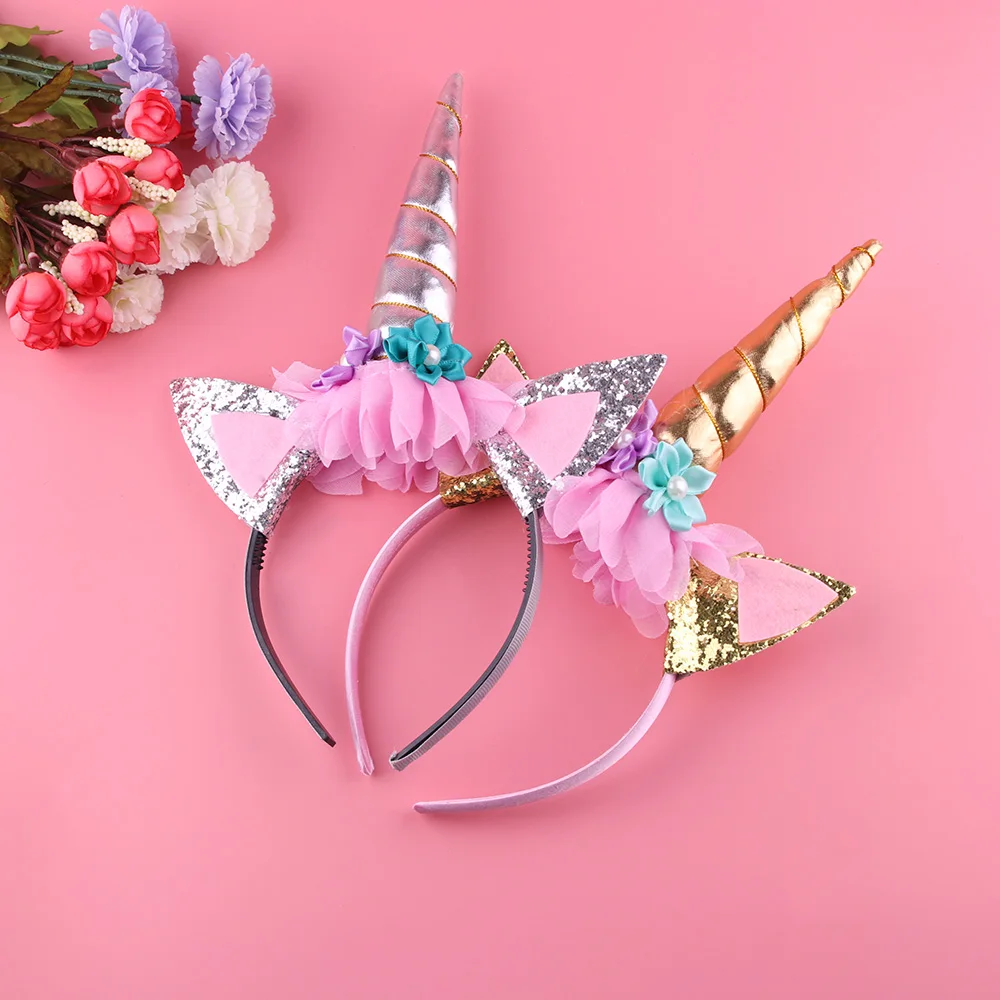 unicorn headband for baby girl