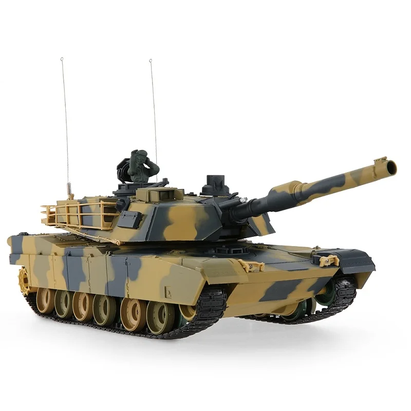 HENG LONG 3816 1/24 США M1A2 Abrams Airsoft Боевой танковая RC Танк с программирования Функция 320