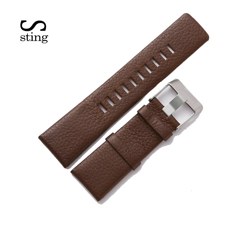 

Sting Strap 22 24 26 28mm Genuine Leather Watch Strap For Men Watchband Watch Buckle