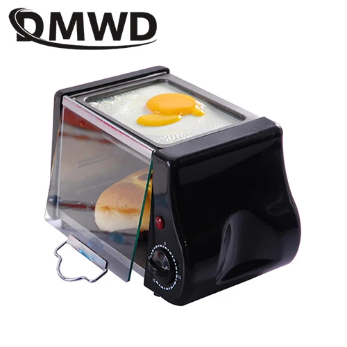 

DMWD Mini Electric Oven Roast Grill Frying Pan Toaster Cake Bread Baking Machine Fried Eggs Omelette Frying Pan Breakfast Maker