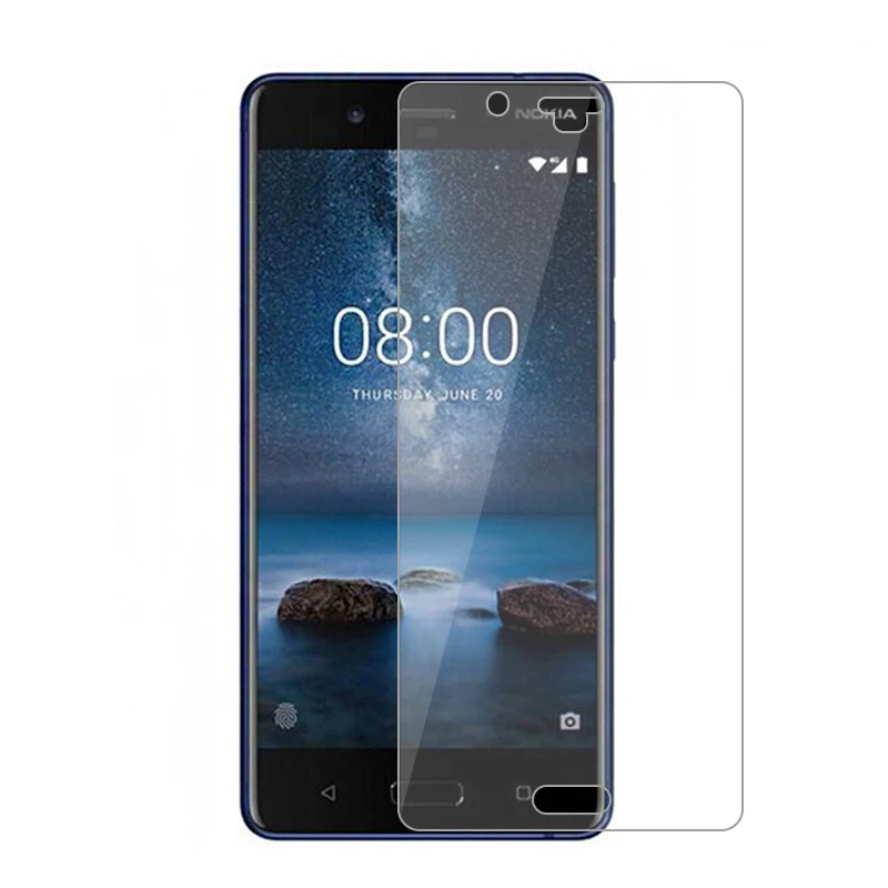 2 шт закаленное стекло для Nokia 8 Защита экрана телефона стекло|Защитные стёкла и