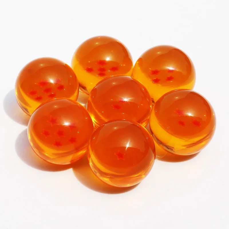 

1 piece 4.5CM Japan Anime Dragon ball Z star crystal ball retail package can choose star