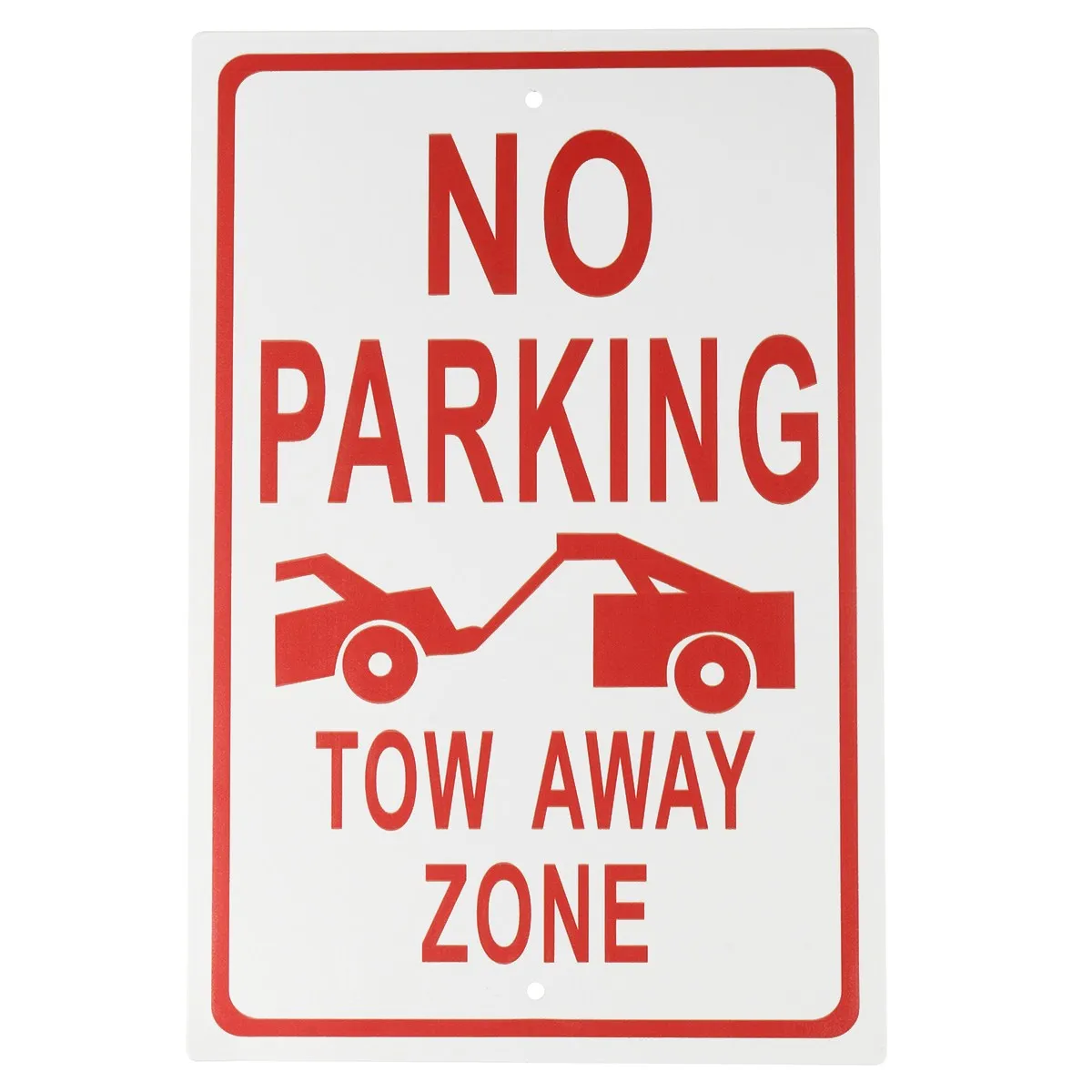 

Safurance Aluminum Alloy No Parking-Tow Away Zone Warning Sign Workplace Safety Security