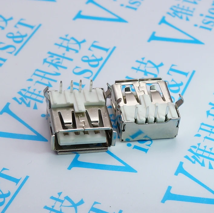 2 0 Interface AF 90 Degree USB Female A Mother Horizontal White font b Computer b