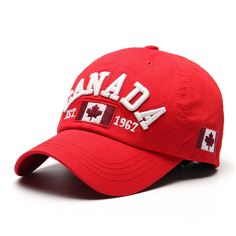 Canada Baseball Cap Flag Of Canada Hat Snapback Adjustable Mens Women Baseball Caps Snapback Sunhat BBYES