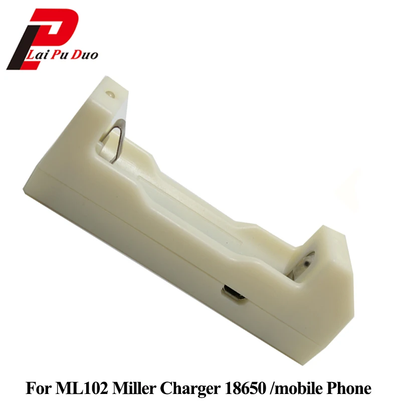 

For Miller ML-102 Charger (Version 9.0) 18650 mobile power 18650 charger External Battery mobile phone+USB Cable