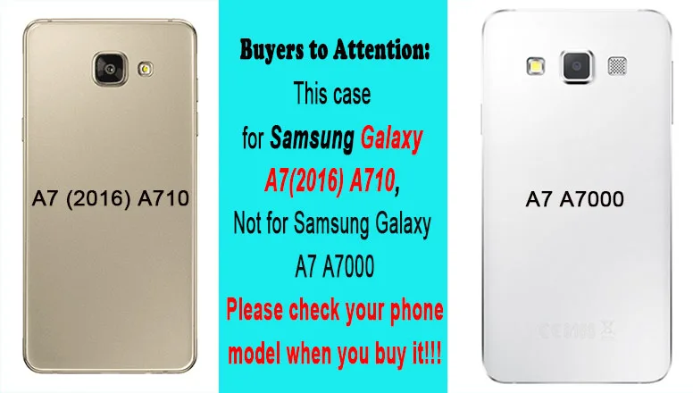 Чехол s для samsung Galaxy A7 Duos A710F A710F DS A710FD A710M A710M DS A710Y DS A7100 A710Y SM-A710F A710 крышка чехол сумка