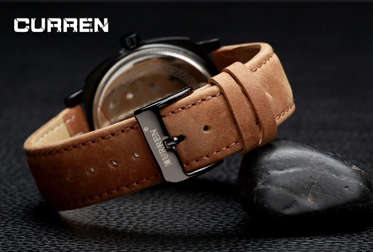 Relogio Masculino 2016 men Military Watches casual quartz watch CURREN Brand Luxury Leather fashion
