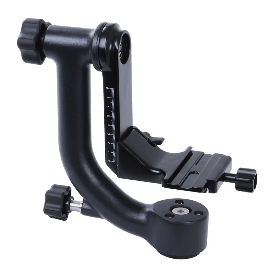 

Professional Gimbal Tripod Head with Arca-Swiss Quick-Release Plate for Canon Nikon Olympus Sony DSLR Cameras