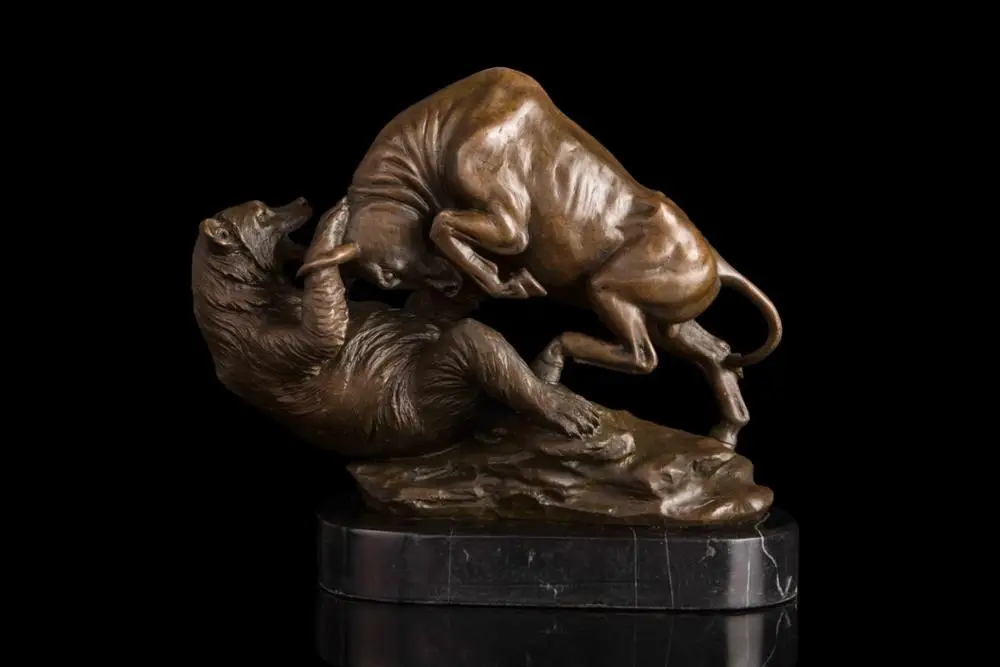 

head Arts Crafts Copper copper sculpture sculpture crafts ornaments animal bull market DW-058