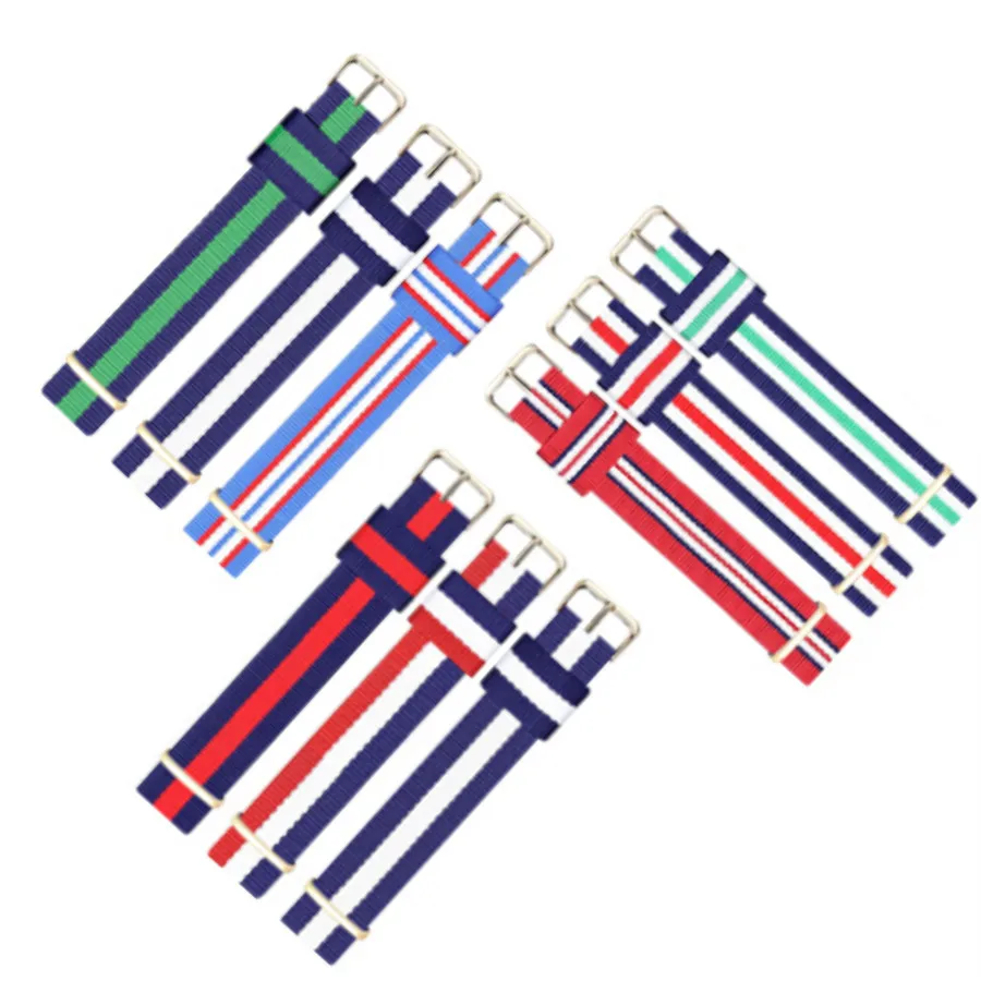 Qualità superiore di lusso cinturino 18mm 20mm colorful nato nylon strap  per dw orologio mujer strap on per ore|nato nylon strap|nylon  strapwatchband 18mm - AliExpress