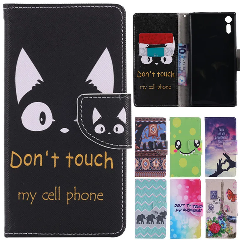 XZ Luxury Cute Cartoon Cat Ears Leather Flip Fundas Case For Coque Sony Xperia XZ Dual F8331 F8332 5.2 XZ Luxury Cute Cartoon Cat Ears Leather Flip Fundas Case For Coque Sony Xperia XZ Dual F8331 F8332 5.2
