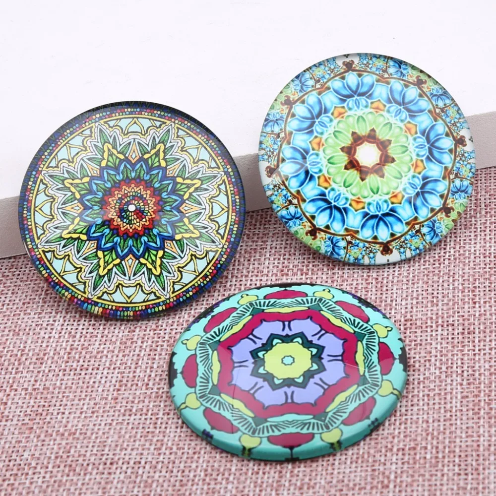 onwear 12pcs 58mm big pendant glass cabochon mixed mandala photo flatback round dome findings for pocket mirror scrapbooking onwear 12pcs 58mm big pendant glass cabochon mixed mandala photo flatback round dome findings for pocket mirror scrapbooking