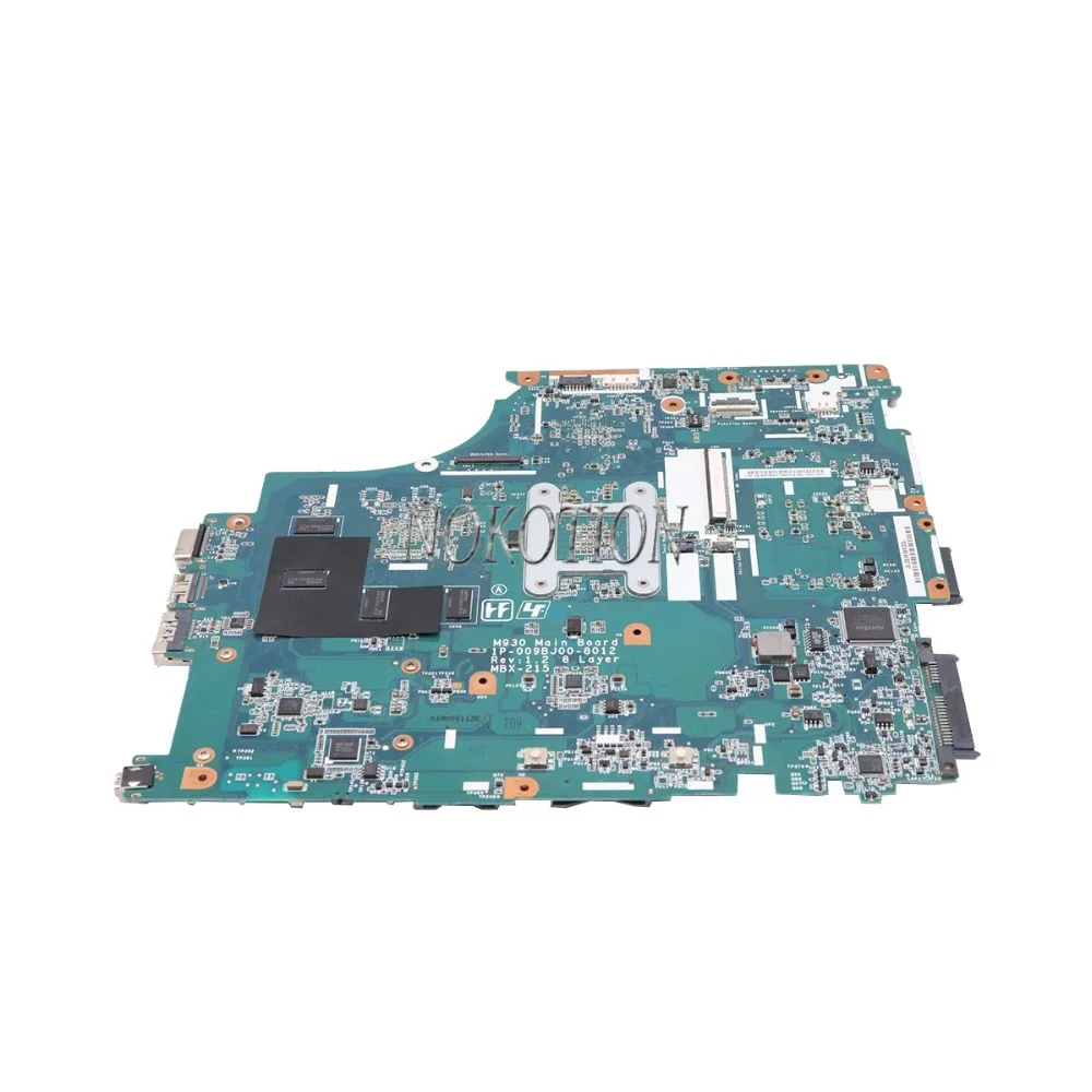 NOKOTION A1765405A MBX-215 M930 1P-009BJ00-8012 Laptop Motherboard for Sony VPCF PCG-81114L VPCF1 Main board PM55 S988A free cpu