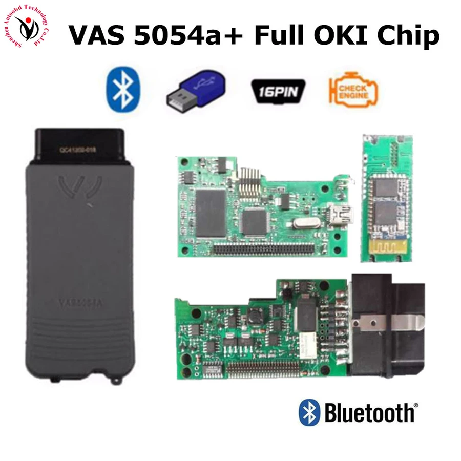 

A++ Quality Green Board Original OKI Full Chip VAS 5054A ODIS V3.0.3 Bluetooth VAS5054A Support UDS Protocol VAS 5054 VAS5054
