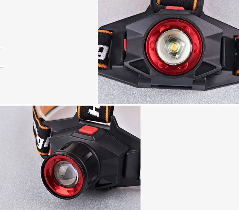 Налобный фонарь Q5 перезаряжаемый светодиодный с увеличением фокуса|led headlamp|frontal