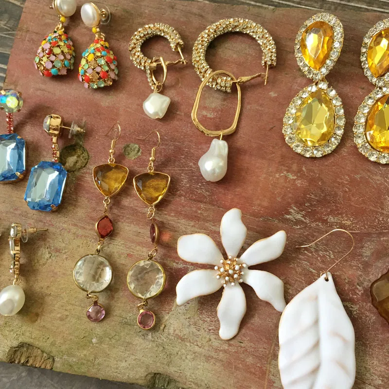 

Ztech Big Earring Za Euramerican Exaggerated Web Celebrity Earring Article Feminine Glamour Jewelry 2019 Girl Weddding Accessory