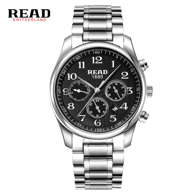 

READ watch Multi-functional sports men's watch fashion belt watch quartz watch R6082