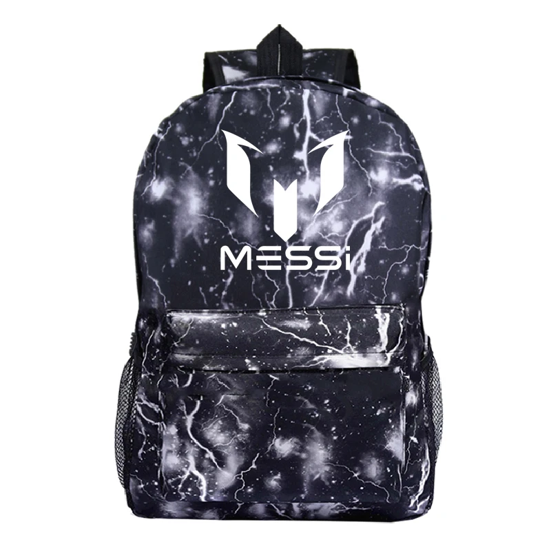 Красивый рюкзак Месси с новым рисунком для ноутбука Mochila, модный мужской женский рюкзак для мальчиков и девочек, Мужская Женская дорожная сумка для ноутбука - Цвет: 8