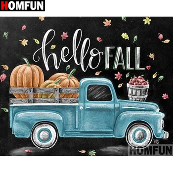 

HOMFUN Full Square/Round Drill 5D DIY Diamond Painting "Letter tree" 3D Embroidery Cross Stitch 5D Home Decor A13673