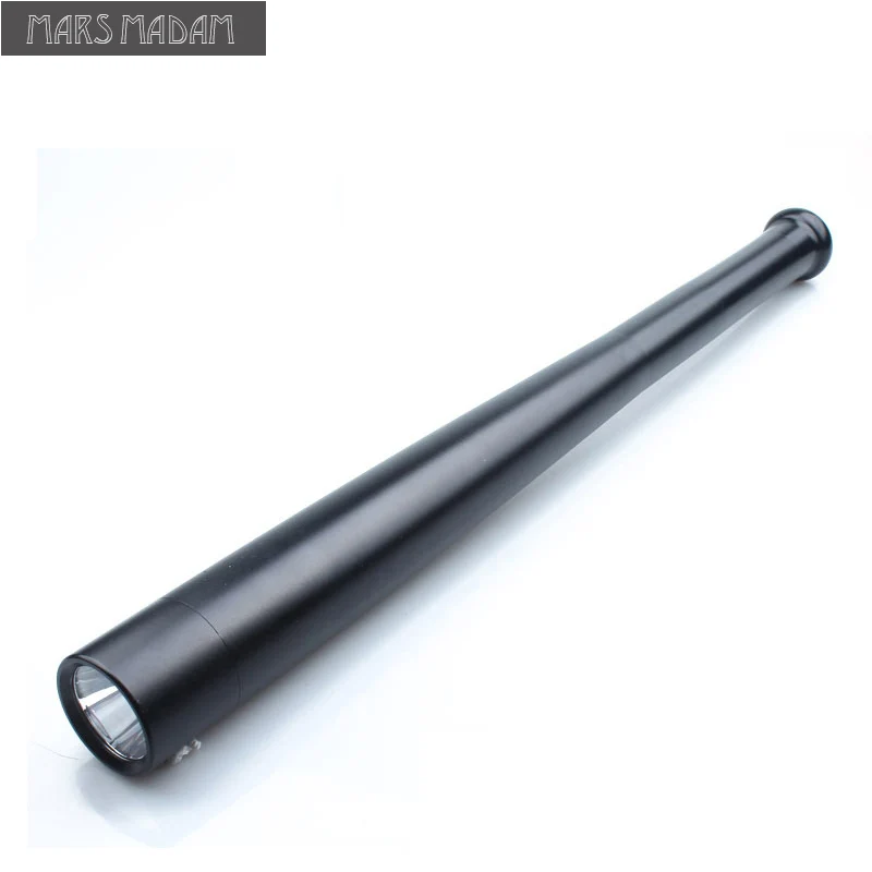 

MARS MADAM LED Aluminum alloy self-defense torch light plug-in Defense type sticks flashlight Contain the battery