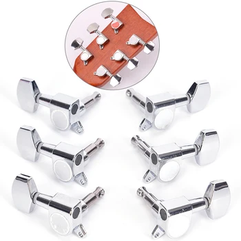 

Guitar Tuning Pegs Tuner Machine Heads Guitar Sealed Small Peg Tuning Pegs for Acoustic Electric Guitar Guitar Parts 6Pcs/Set