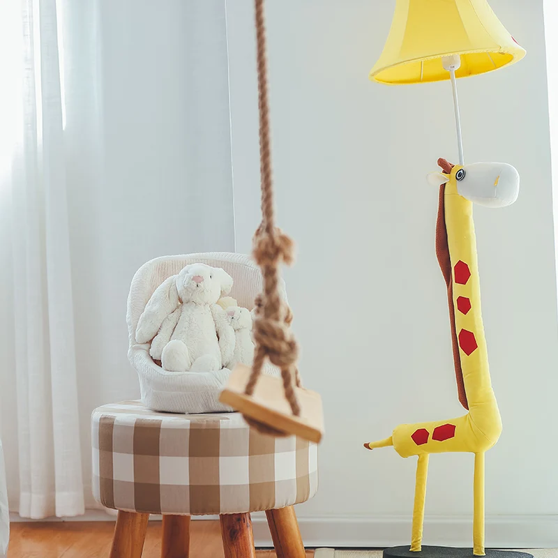 

Cartoon giraffe LED floor lamp living room bedroom bedside lamp modern minimalist creative children's room floor lamp