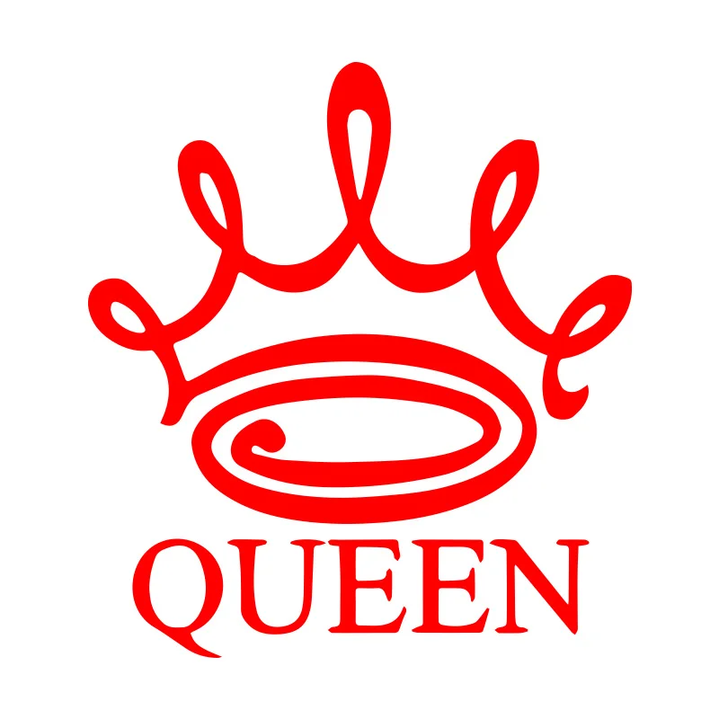 Car Styling Queen Crown decoration Vinyl Stickers on cars window tail fuel tank cap for bmw e39/mercedes/volvo 13.5*15 CM