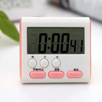 

The kitchen timer reminders Is the countdown clock Electronic digital display screen 8*7.3*2cm free shipping