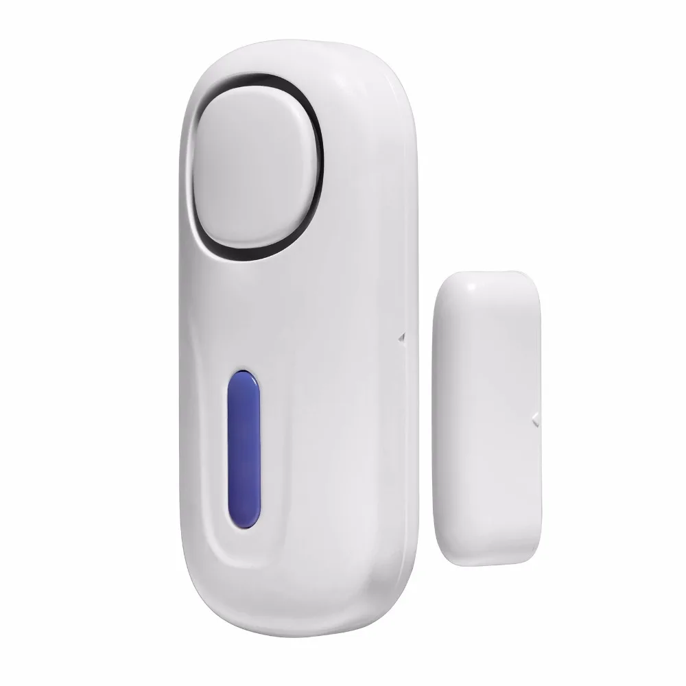 One Wireless Small Independent Magnetic Sensor Alarm with Two Remote Control Suit For Home One Wireless Small Independent Magnetic Sensor Alarm with Two Remote Control Suit For Home