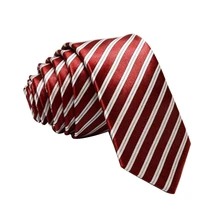 Мужской женский воротничок унисекс с принтом в горошек, галстук, галстук, летний повседневный деловой классический Аксессуары для галстуков, повседневная одежда в полоску, красный цвет