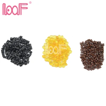 

LOOF wholesale 10000g keratin granule hot melt keratin glue grain for human hair extensions 3 colors available