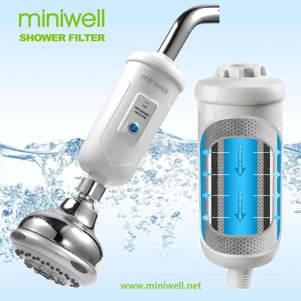 Shower head with shower filter L730 Remove 99 chlorine, Chromein Bathroom Accessories Sets