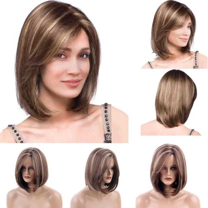 

Short Wigs For Women Natural Fashion Curly Wig Women Wigs Female Black Fashion Short Hair African Hair Wig Curly hair A17