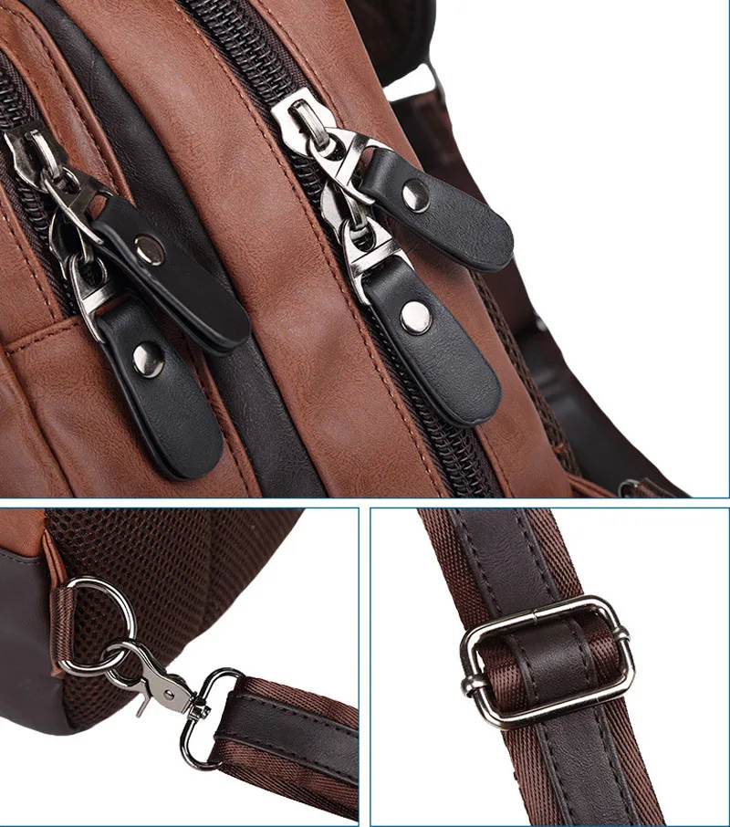 respirável couro do plutônio crossbody sacos para