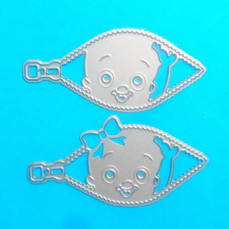 

YLCD1203 Boy Girl Metal Cutting Dies For Scrapbooking Stencils DIY Album Cards Decoration Embossing Folder Die Cuts Tools Mold
