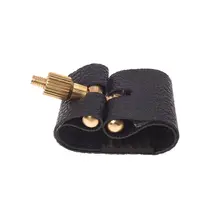 Шьет искусственная кожа Компактная прочная крепежная связь для саксофон резиновые мундштук