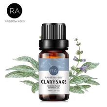 natural Clary Sage Essential Oil skin effect Nursing hair Oil control balance Clary Sage Oil essential oils for aromatherapy fac